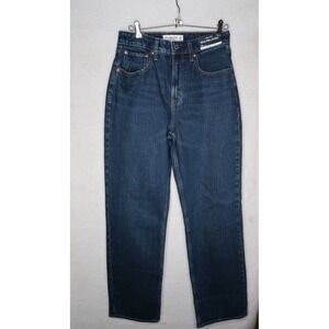 Abercrombie and‎ Fitch Women's High Rise 90's Relaxed Denim Jeans Curve Love 26L